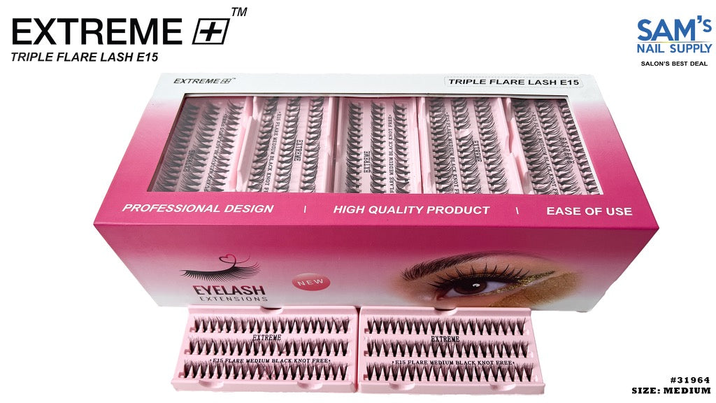 Extreme Triple Flare Lash E15 Medium - Box