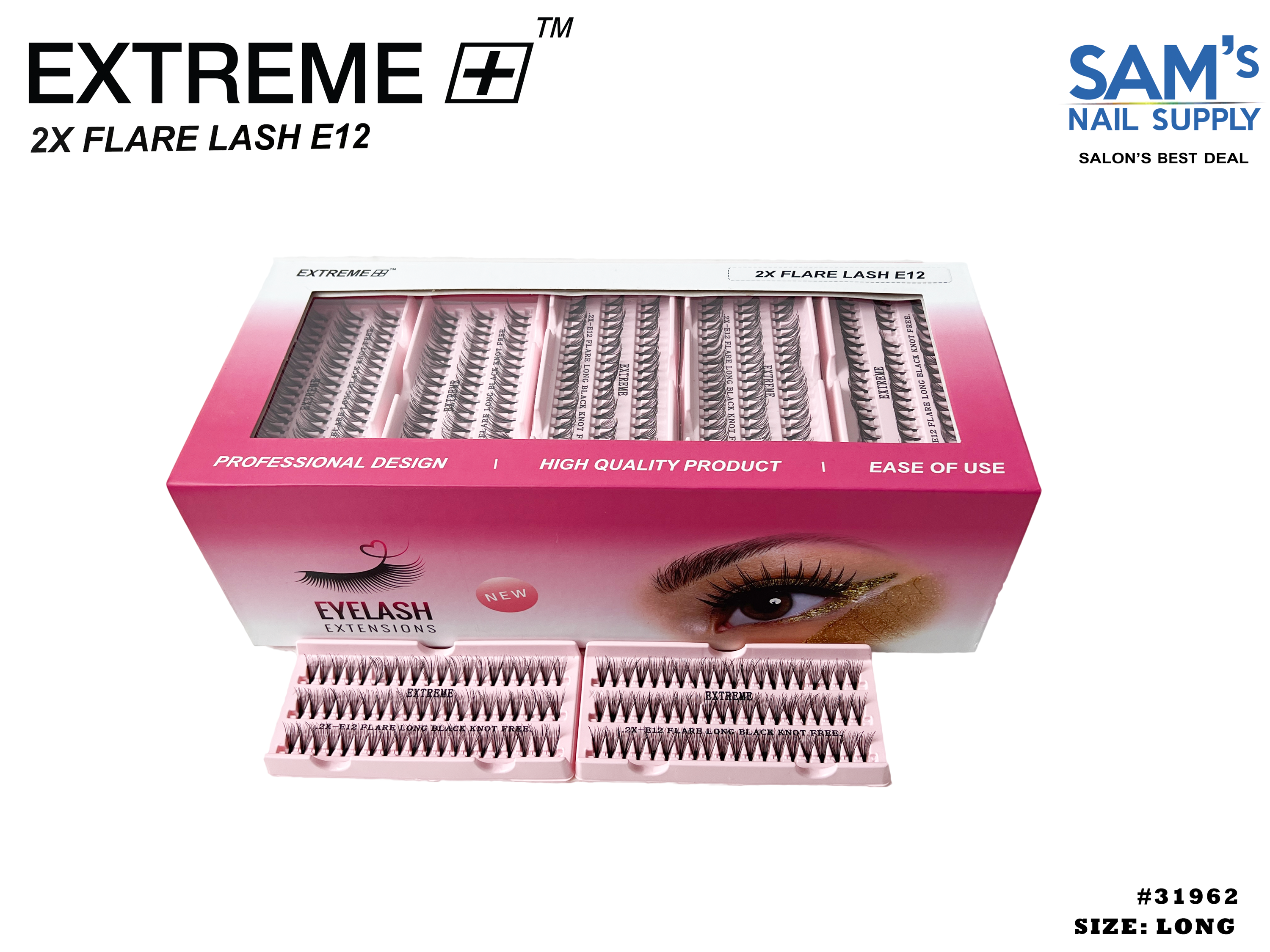 Extreme 2X Flare Lash E12 Long - Box