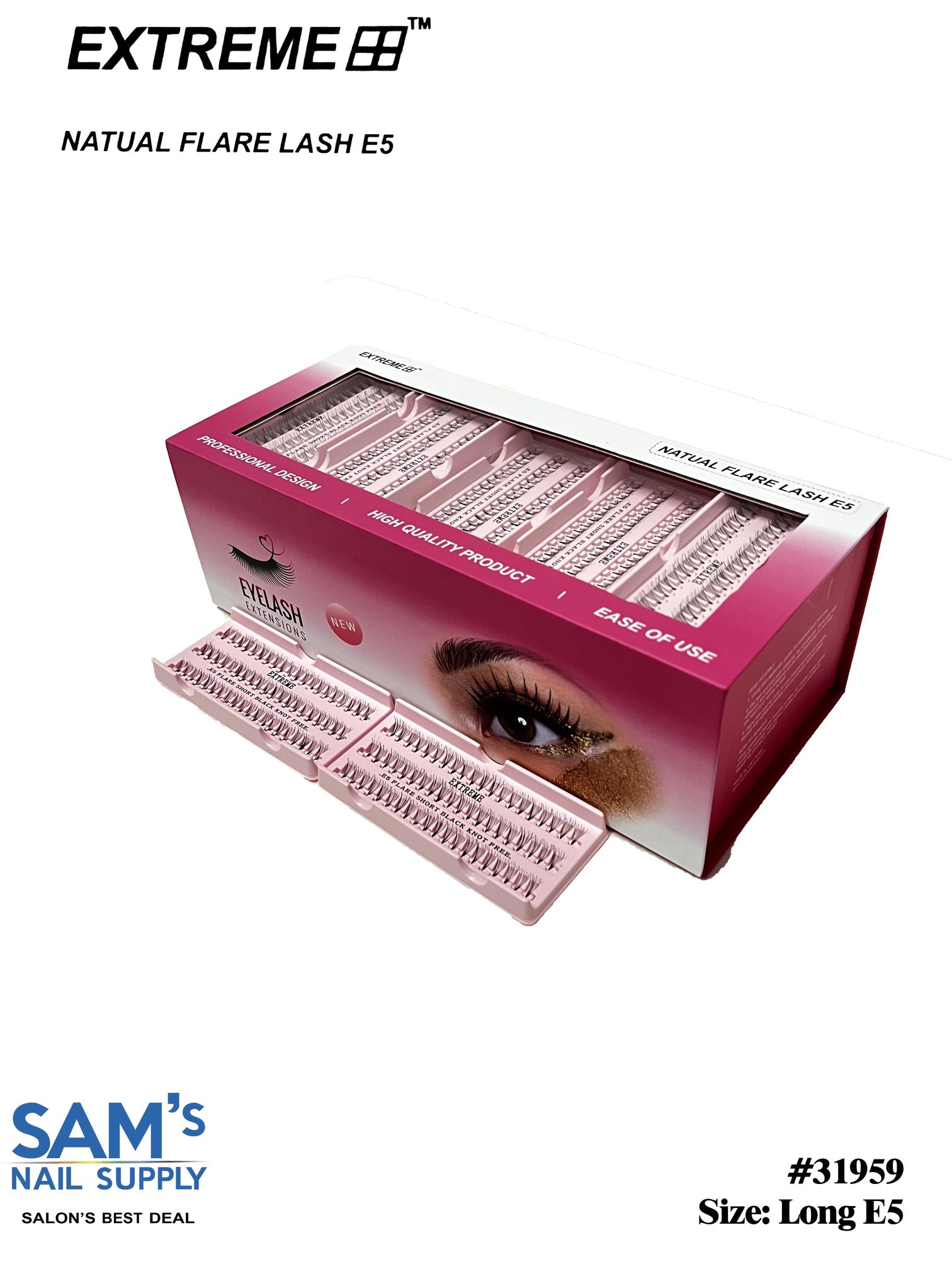 Extreme Natural Flare Lash E5 Long - Box