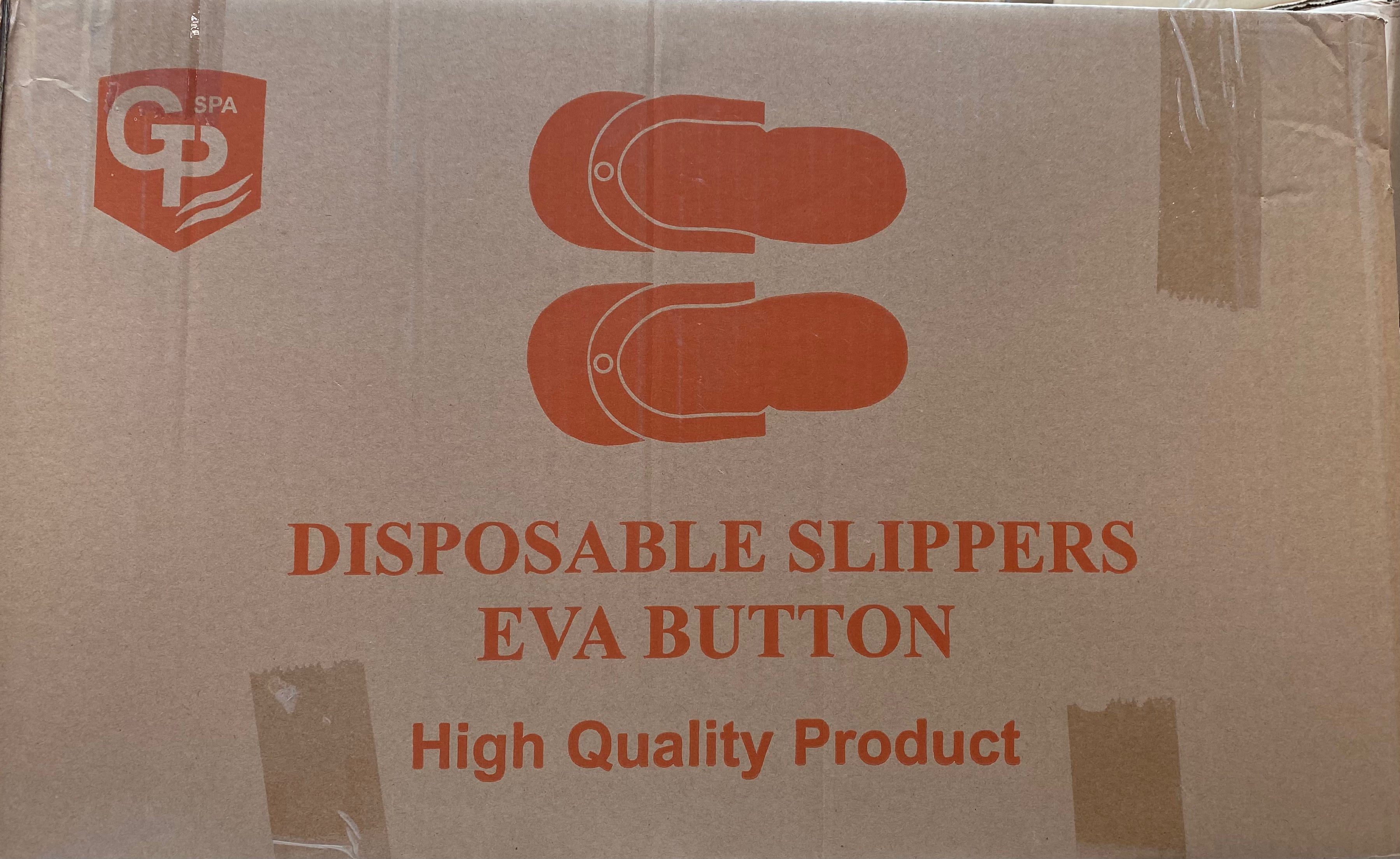 Disposable Slipper Eva Button - Case 360 Pairs