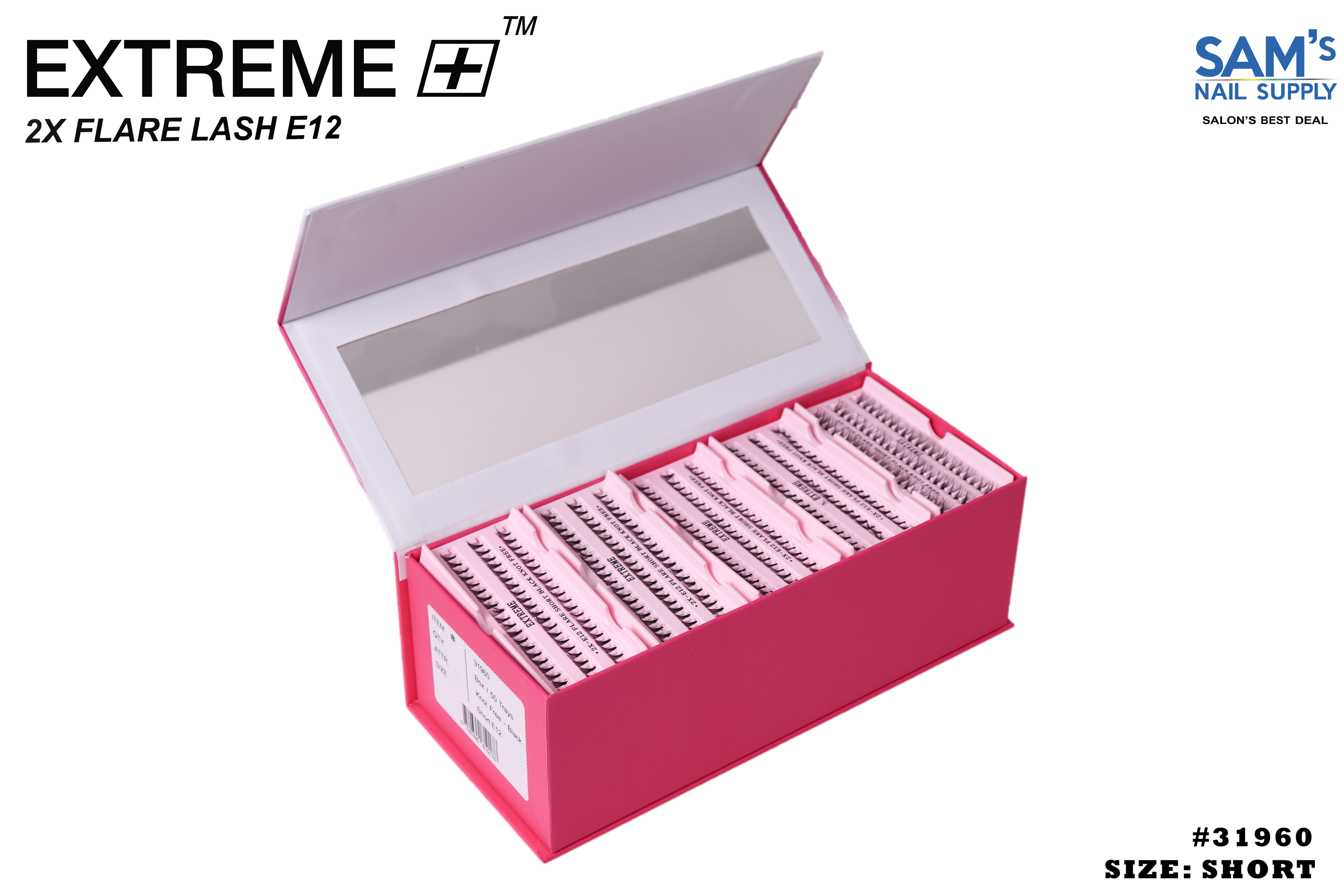 Extreme 2X Flare Lash E12 Short - Box