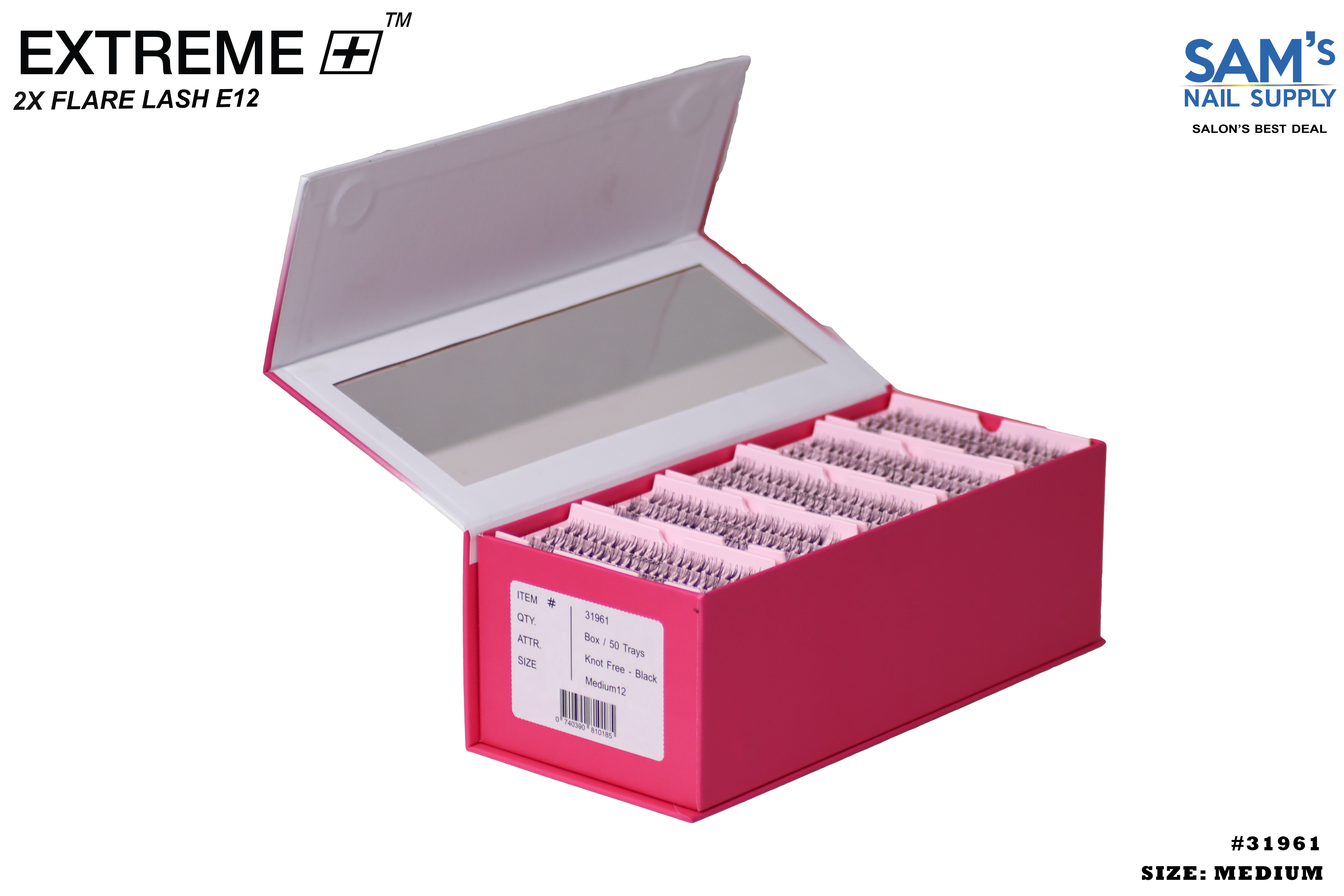 Extreme 2X Flare Lash E12 Medium - Box