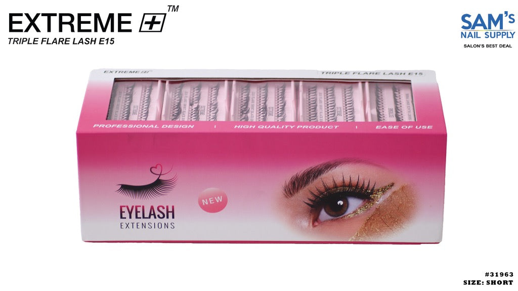 Extreme Triple Flare Lash E15 Short - Box