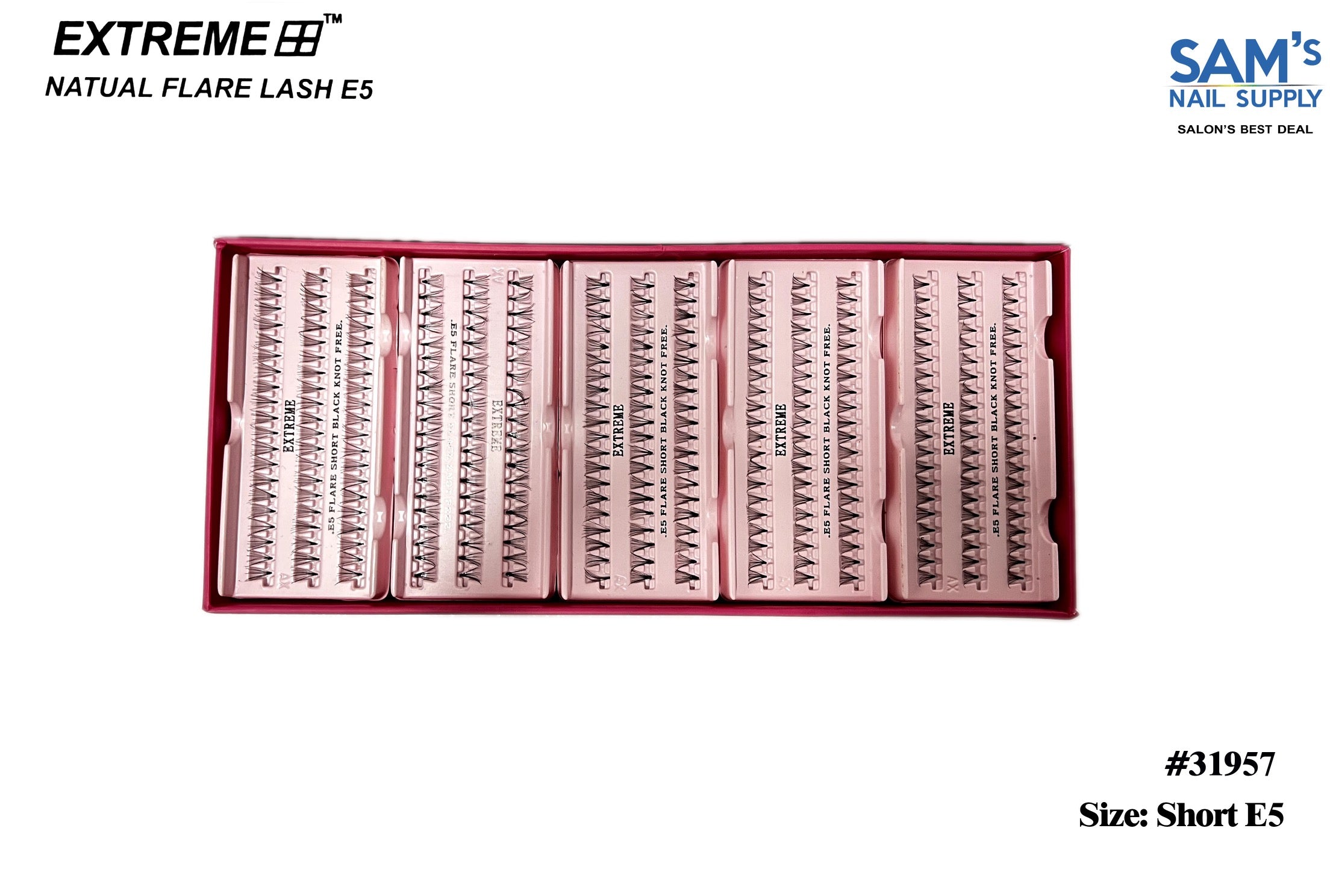 Extreme Natural Flare Lash E5 Short - Box