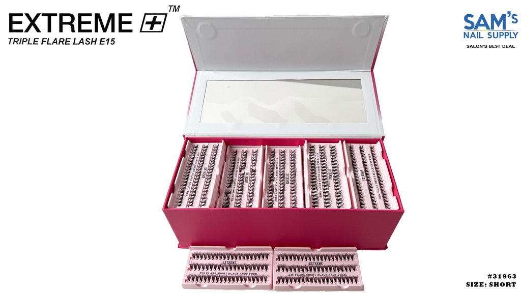 Extreme Triple Flare Lash E15 Short - Box