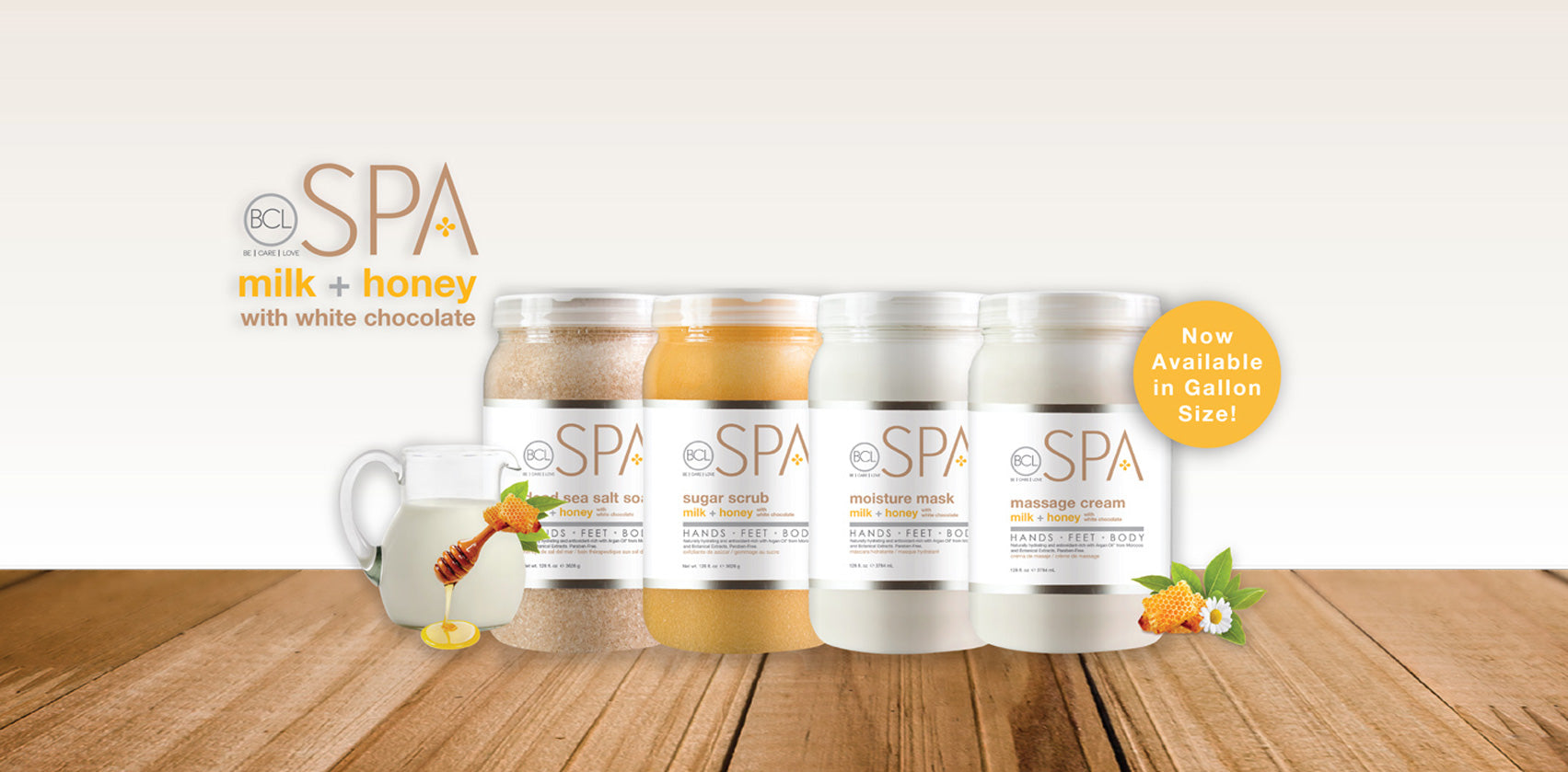 BCL Spa Moisture Mask Milk & Honey With White Chocolate (128 oz)