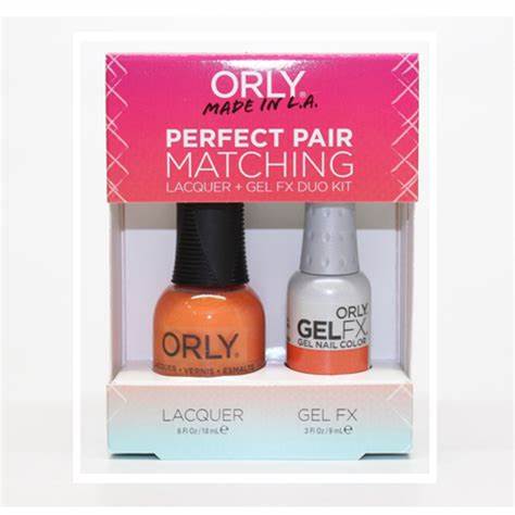 Orly Gel Matching Set #31139 - Orange Sorbet