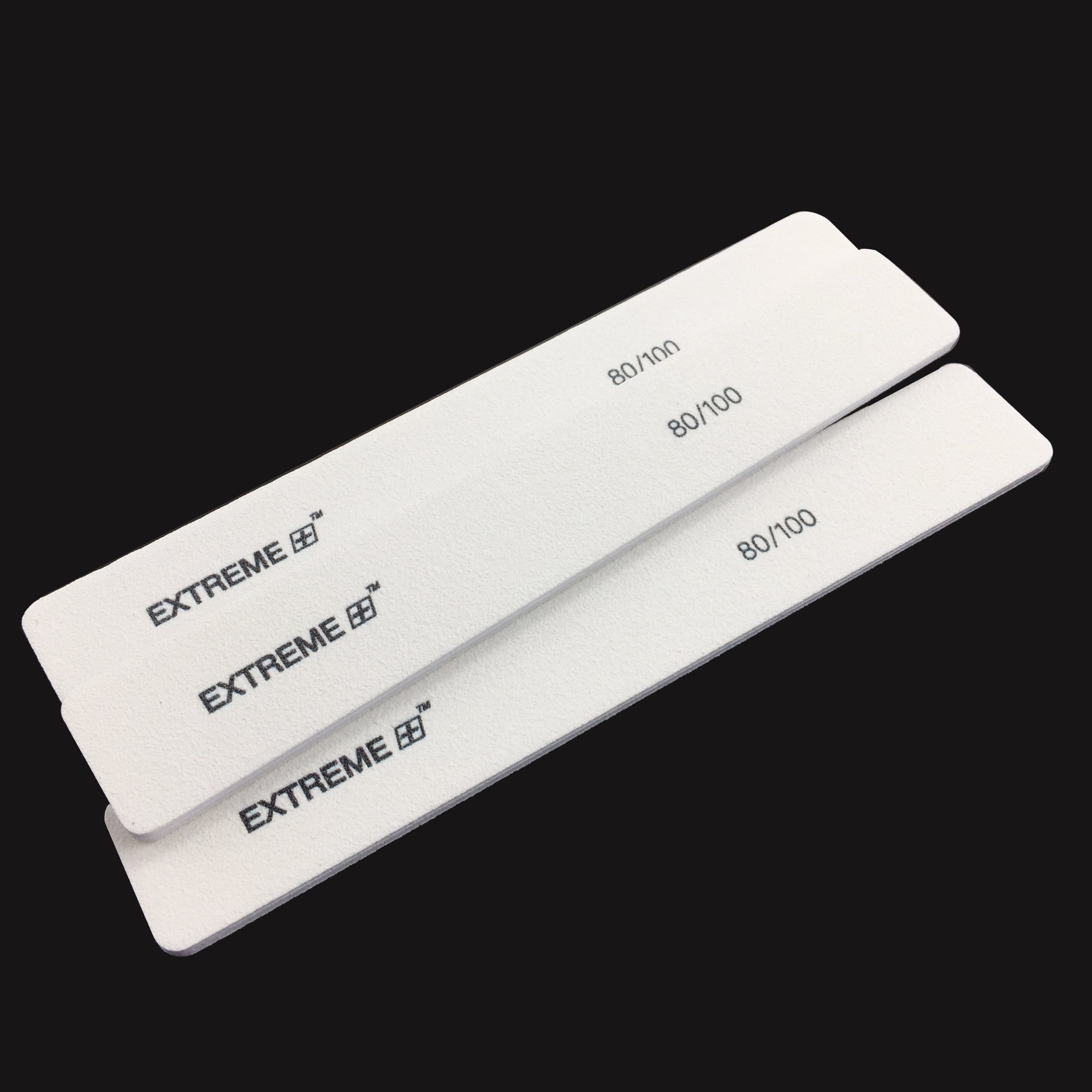 EXTREME+ Jumbo White Nail File 80/100 White Grit