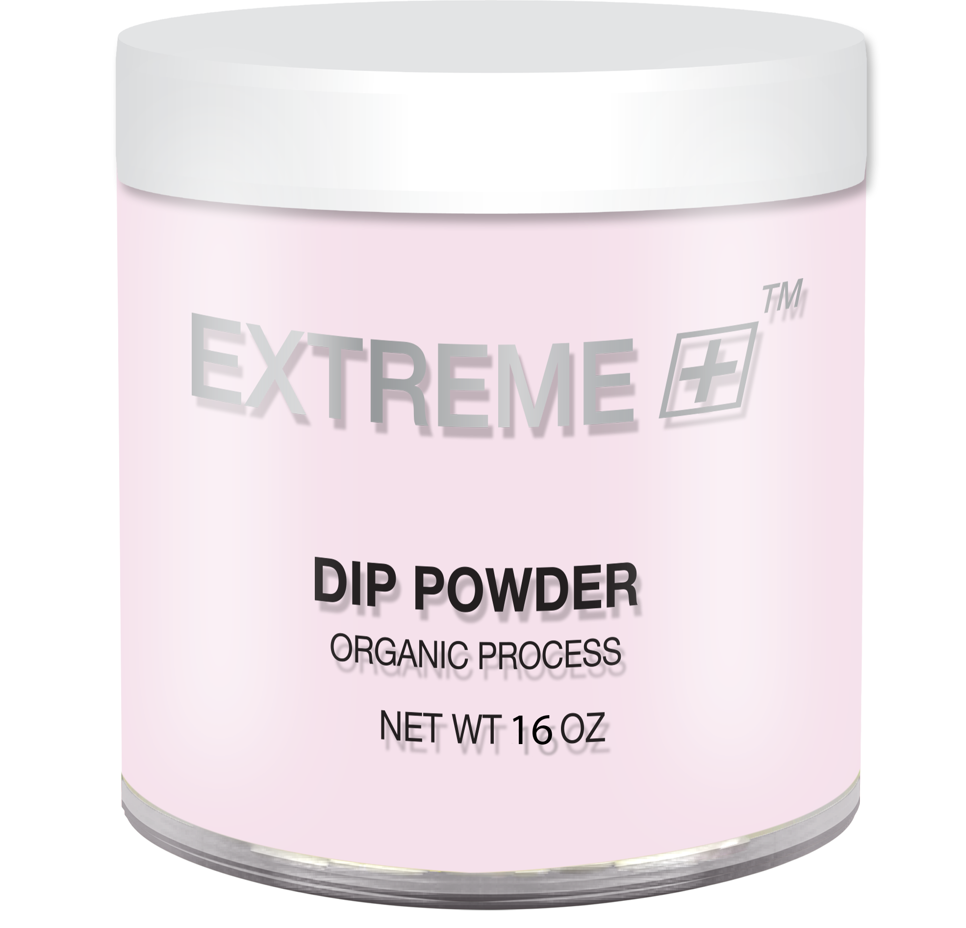 EXTREME+ Dipping Powder Organic - Pink & White: Pure Pink - 16 oz