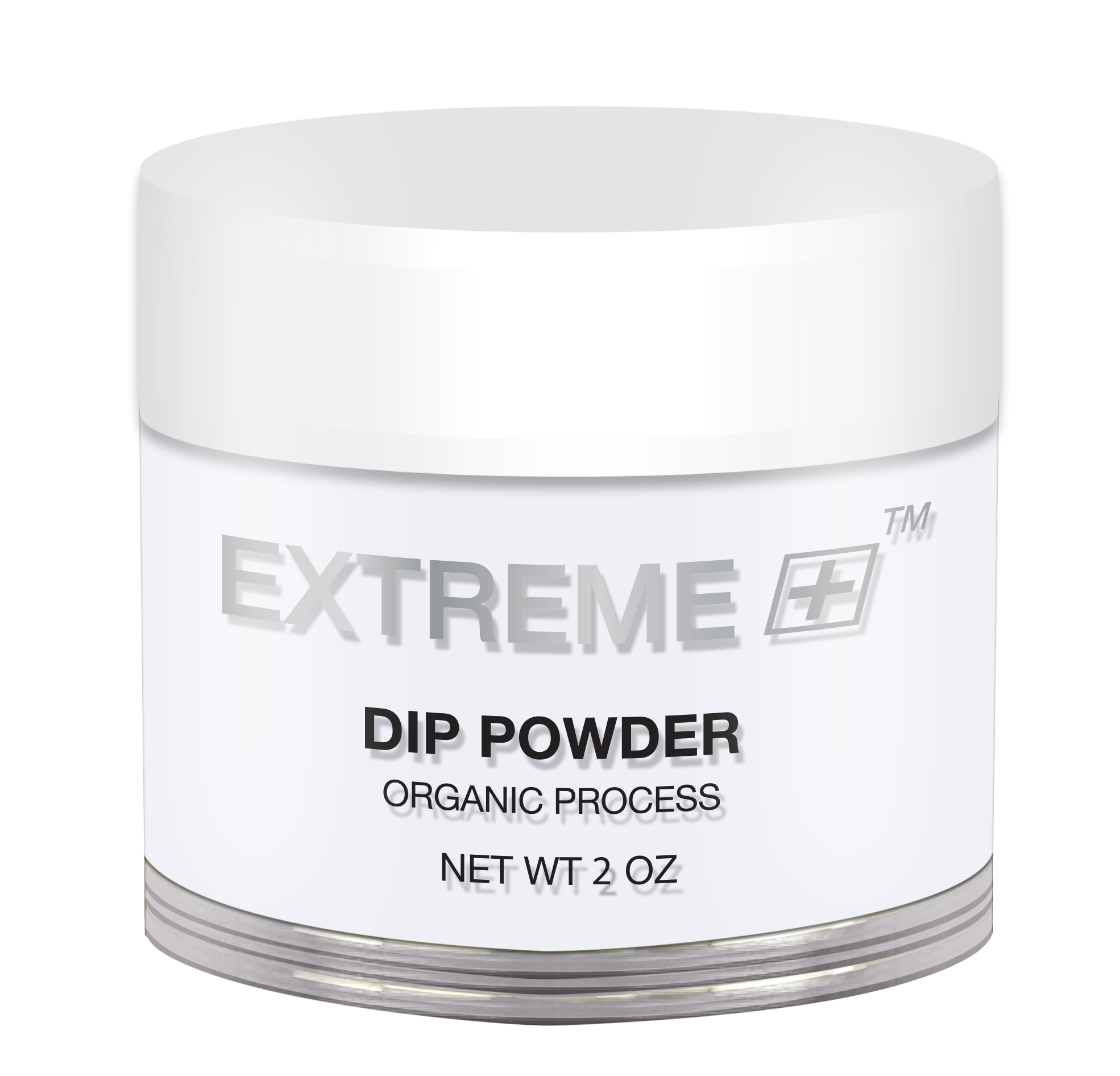 EXTREME+ Dipping Powder Organic - Pink & White: Super White 4oz